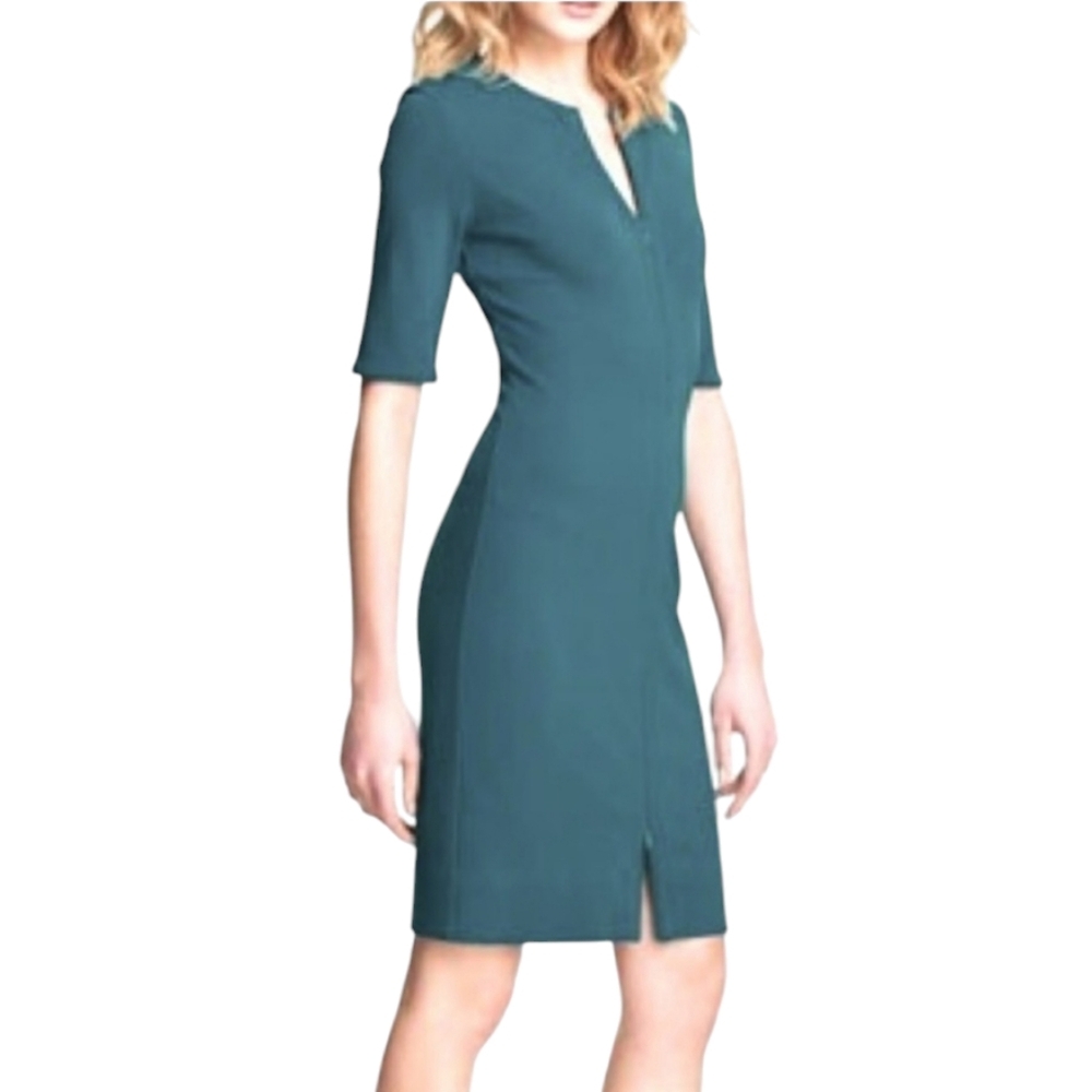Diane von Furstenberg DVF Saturn Dress Green Size 2 - Picture 11 of 12